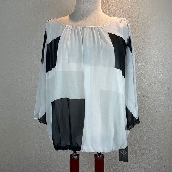 NWT Vince Camuto Blouse Top Size L - Picture 1 of 8